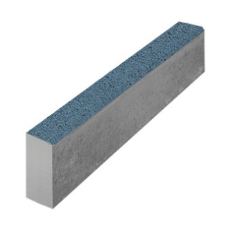 Бордюр бетонный газонный Выбор Стандарт синий 1000х200х80 мм