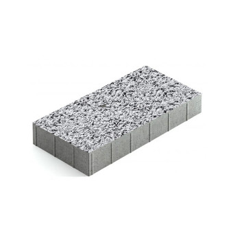 Тротуарная плитка Steingot Плита Premium 600х300 мм Bianco Nero толщина 80 мм
