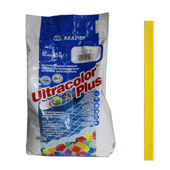 Затирка Mapei Ultracolor Plus №150 желтая 5 кг