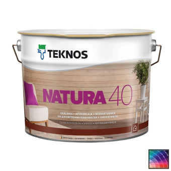 Лак Teknos Natura 40 для дерева 9 л
