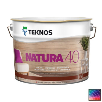 Лак Teknos Natura 40 для дерева 9 л Лак Teknos Natura 40 для дерева 9 л