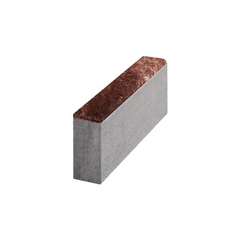 Бордюр садовый Steingot Color Mix цвет Штайн браун 500х200х80 мм