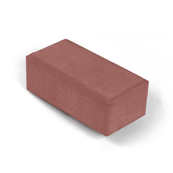 Брусчатка Нобетек 2П6Ф п/п серый цемент красная 200х100х60 мм