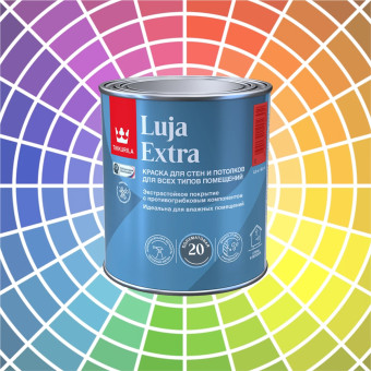 Краска Tikkurila Luja Extra 20 для влажных помещений база C 0.9 л