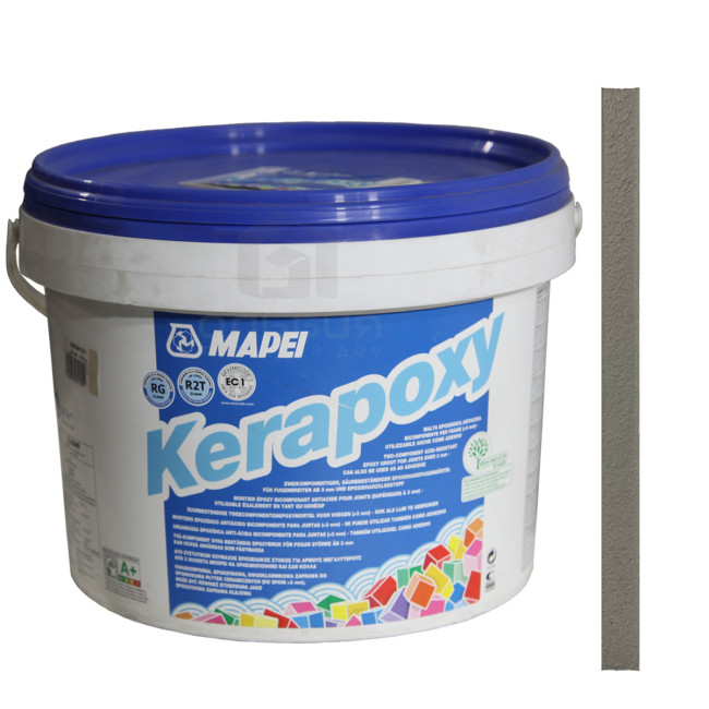 Затирка Mapei Kerapoxy №113 темно-серая 10 кг