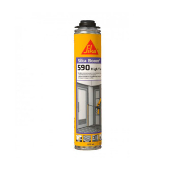 Пена Sika Boom-590 High Yield монтажная профессиональная 870 мл Пена Sika Boom-590 High Yield монтажная профессиональная 870 мл
