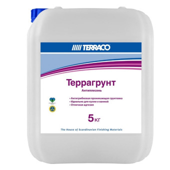 Грунтовка Terraco Terragrunt Antiplesen антигрибковая 5 кг Грунтовка Terraco Terragrunt Antiplesen антигрибковая 5 кг