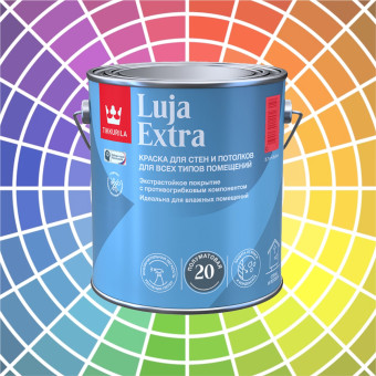 Краска Tikkurila Luja Extra 20 для влажных помещений база C 2.7 л
