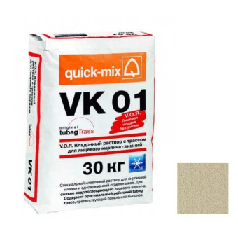 Кладочный раствор Quick-mix VK 01 Зимний B светло-бежевый 30 кг Кладочный раствор Quick-mix VK 01 Зимний B светло-бежевый 30 кг