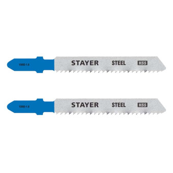 Полотна для электролобзика Stayer Professional T118B по металлу, HSS, 50 мм, шаг 1.8 мм, 2 шт