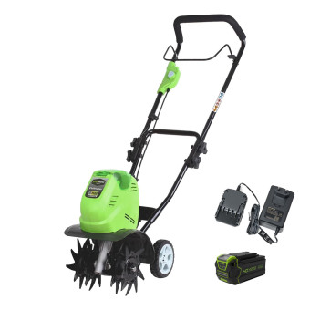 Культиватор аккумуляторный Greenworks G40TLK4 (арт. 27087VB)