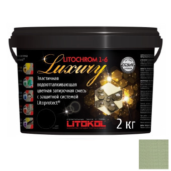 Затирка цементная Litokol Litochrom 1-6 Luxury C.330 киви 2 кг Затирка цементная Litokol Litochrom 1-6 Luxury C.330 киви 2 кг