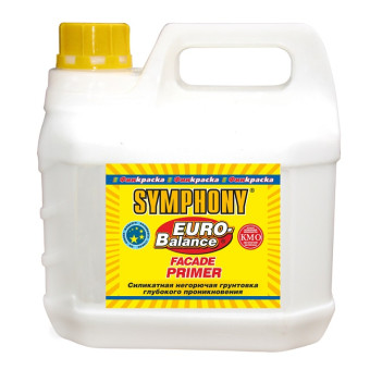 Грунтовка Symphony Euro-Balance Facade Primer глубокого проникновения 10 л Грунтовка Symphony Euro-Balance Facade Primer глубокого проникновения 10 л