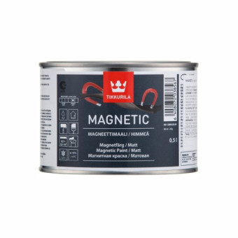Краска Tikkurila Magnetic магнитная 0,5 л Краска Tikkurila Magnetic магнитная 0,5 л