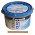 Затирка Ceresit CE 40 Aquastatic №47 сиена 2 кг купить церезит се 40 47 бежево коричневый фото цвета