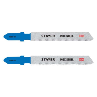 Полотна для электролобзика Stayer Professional T118GF по металлу Bi-Metal 50 мм шаг 1.1 мм 2 шт (арт. 15994-1.1_z02)