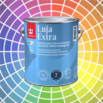 Краска Tikkurila Luja Extra 7 для влажных помещений база А 2.7 л