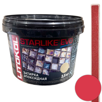 Затирка Litokol Starlike Evo S.550 rosso oriente 2,5 кг