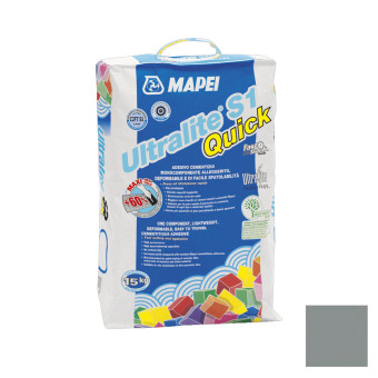 Клей для плитки и камня Mapei Ultralite S1 Quick серый 15 кг