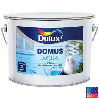 Краска Dulux Domus Aqua фасадная база BС 9 л