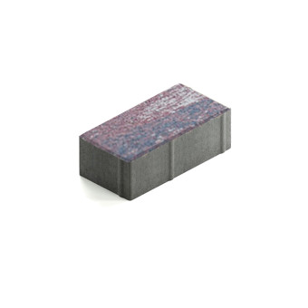 Тротуарная плитка Steingot Прямоугольник 200х100 мм Color Mix Аметист толщина 60 мм