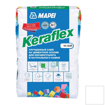 Клей Mapei Keraflex для плитки и камня белый 25 кг