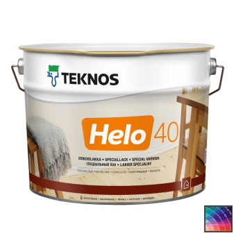 Лак Teknos Helo 40 для дерева 9 л Лак Teknos Helo 40 для дерева 9 л