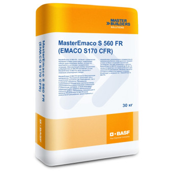 Ремонтная смесь BASF MasterEmaco S 560 FR 30 кг Ремонтная смесь BASF MasterEmaco S 560 FR 30 кг