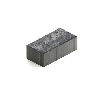 Тротуарная плитка Steingot Прямоугольник 200х100 мм Color Mix Штайн Блэк толщина 60 мм