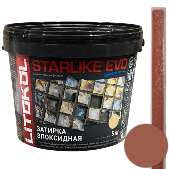 Затирка Litokol Starlike Evo S.580 rosso mattone 5 кг