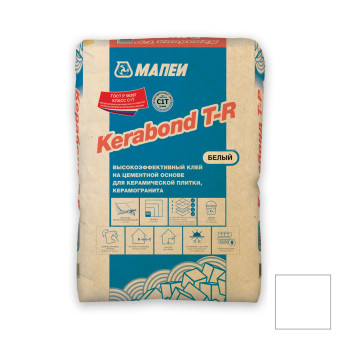Клей для плитки и керамогранита Mapei Kerabond T-R белый 25 кг