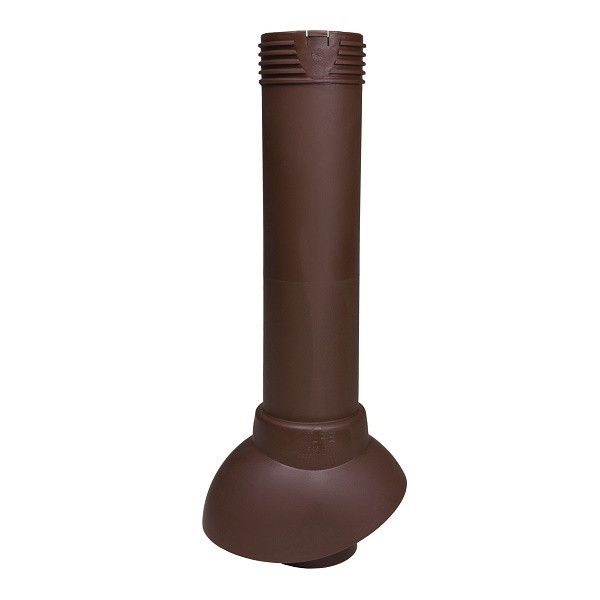 Вентиляционный выход канализации Vilpe 110/500 неизолированный шоколадный