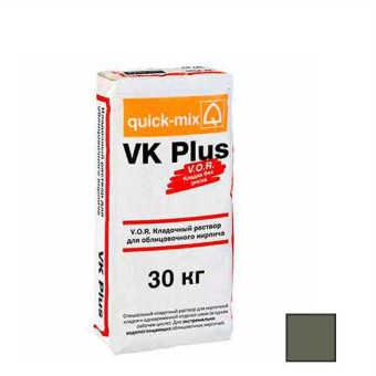 Кладочный раствор Quick-mix VK plus D графитово-серый 30 кг Кладочный раствор Quick-mix VK plus D графитово-серый 30 кг
