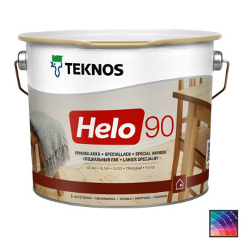 Лак Teknos Helo 90 для дерева 2,7 л Лак Teknos Helo 90 для дерева 2,7 л