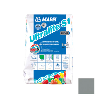 Клей для плитки и камня Mapei Ultralite S1 серый 15 кг