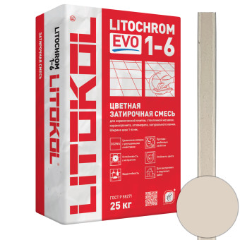 Затирка Litokol Litochrom 1-6 EVO LE.210 карамель 25 кг