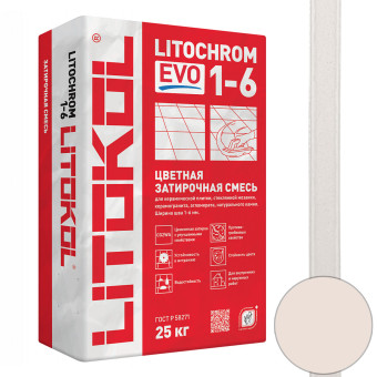 Затирка Litokol Litochrom 1-6 EVO LE.210 карамель 25 кг