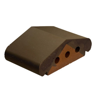 Кирпич профильный ZG Clinker коричневый 170х110 мм