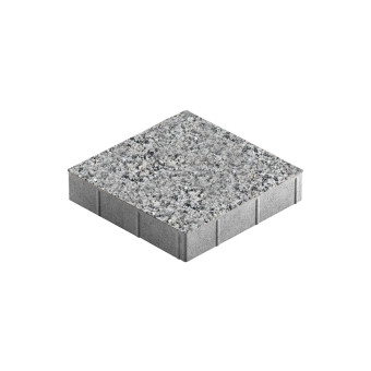 Тротуарная плитка Steingot Квадрат Granit Premium Fumo Bello 300х300 мм толщина 60 мм