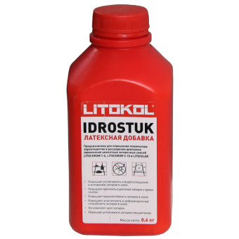 Латексная добавка Litokol Idrostuk-m для затирки 0,6 кг