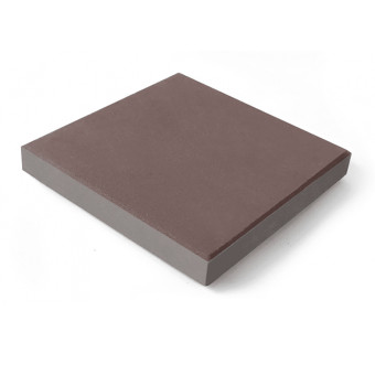 Тротуарная плитка Нобетек Квадрат 1К5Ф ч/п серый цемент коричневая 400х400х50 мм