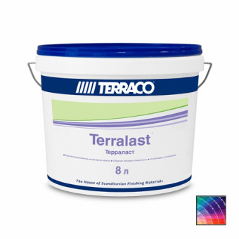 Краска TERRACO Terralast для стен и потолков 8 л Краска TERRACO Terralast для стен и потолков 8 л