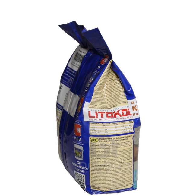 Клей Litokol LitoPlus K55 для плитки и мозаики белый 5 кг