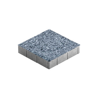 Тротуарная плитка Steingot Квадрат Granit Premium Grafito Scuro 300х300 мм толщина 60 мм