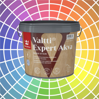 Лазурь Tikkurila Valtti Expert Akva для древесины база EP 2.7 л