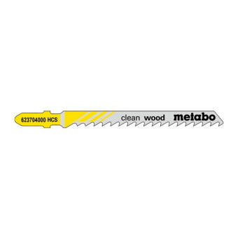 Полотна для электролобзика Metabo T101D по дереву HCS 74 мм шаг 4.0 мм 100 шт. (арт. 623704000)