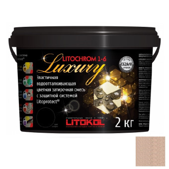 Затирка Litokol Litochrom 1-6 Luxury C.60 бежевая 2 кг
