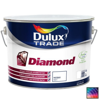 Краска Dulux Diamond Matt для стен и потолков база BW 10 л