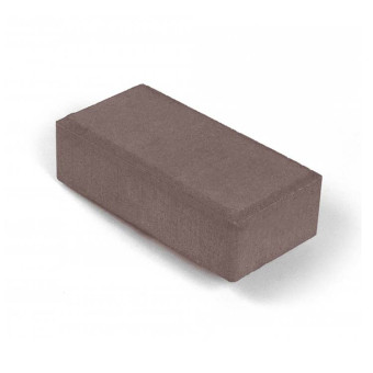 Брусчатка Нобетек 2П7Ф п/п серый цемент коричневая 200х100х70 мм