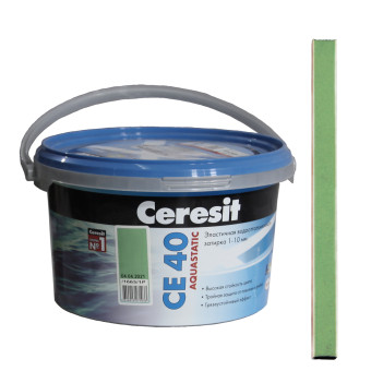 Затирка Ceresit CE 40 Aquastatic №70 зеленая 2 кг